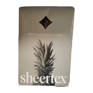 Sheertex Sheer Thigh Highs Tights Black Size 3xl Rip Resistant New